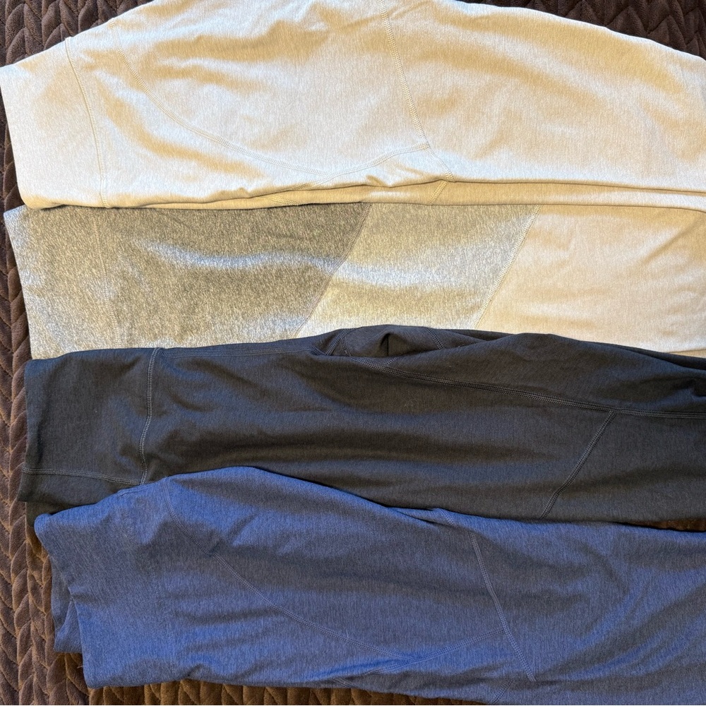 Bundle of 4 Outdoor Voices Compression Leggings – Variety of Styles & Colors